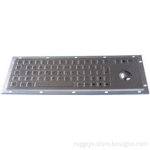 PS2 , USB Compact 69 key kiosk keyboard with trackball for